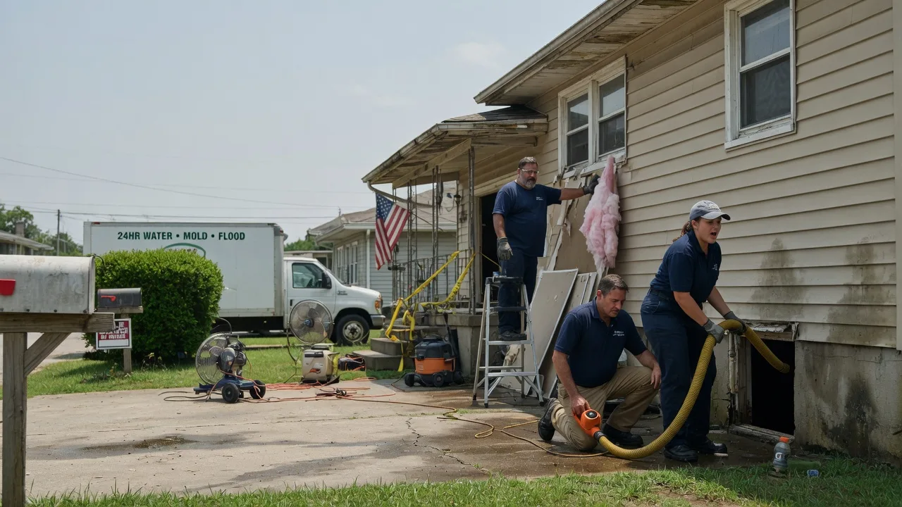 Water Damage Repair in Eucha, OK near me